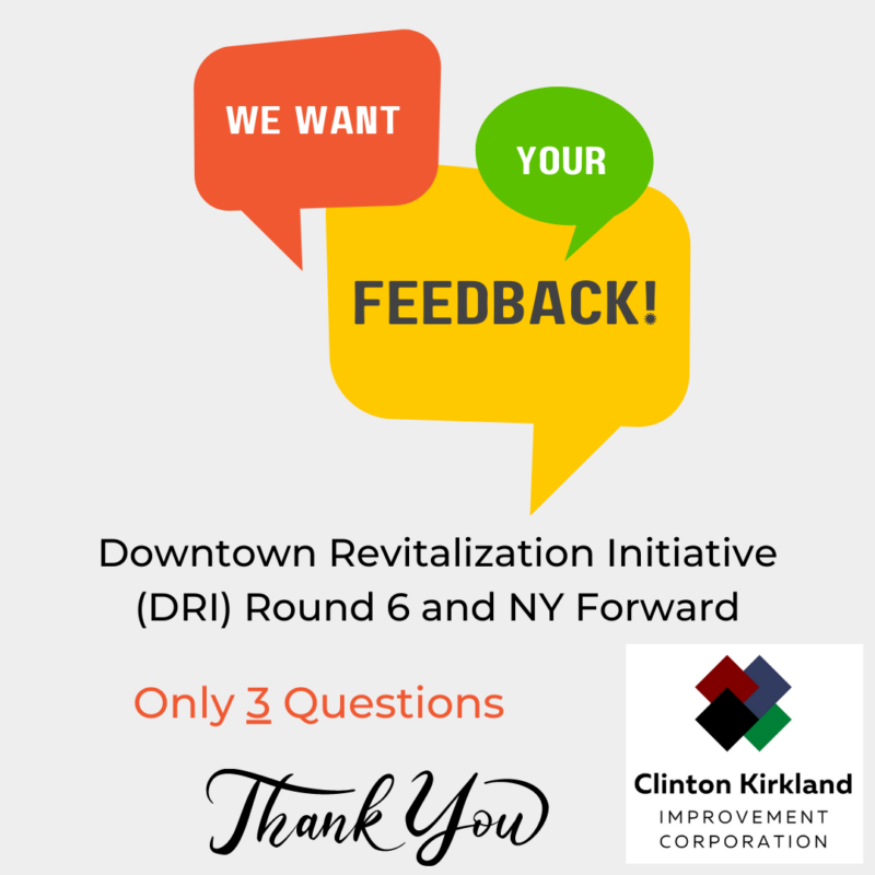 Downtown Revitalization Initiative (DRI) 2022 - Clinton Chamber of Commerce